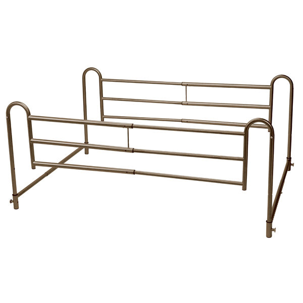 Home Bed Style Adjustable Length Bed Rails - Click Image to Close